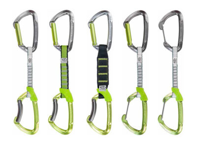 moschettoni e rinvii LIME SET